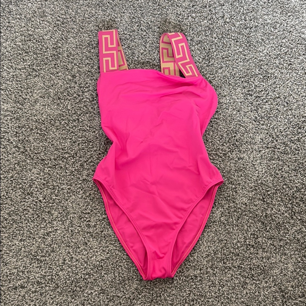 Versace Econyl One Piece Swimsuit Size 2 Women's